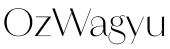 OzWagyu